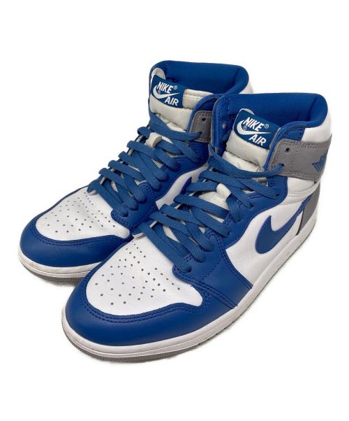 NIKE（ナイキ）NIKE (ナイキ) AIR JORDAN 1 RETRO HIGH OG ブルー×グレー サイズ:US9.5の古着・服飾アイテム