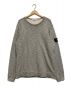 STONE ISLAND（ストーンアイランド）の古着「Melange Fleece-back Cotton-jersey Sweatshirt」｜グレー