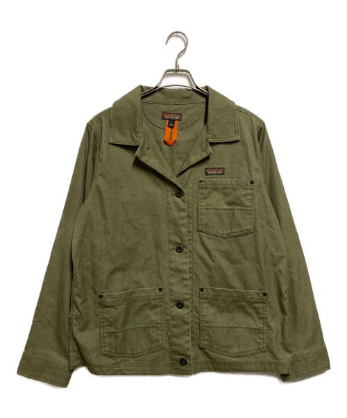 Patagonia（パタゴニア）Patagonia (パタゴニア) Hemp Canvas Chore Coat グリーン サイズ:Lの古着・服飾アイテム