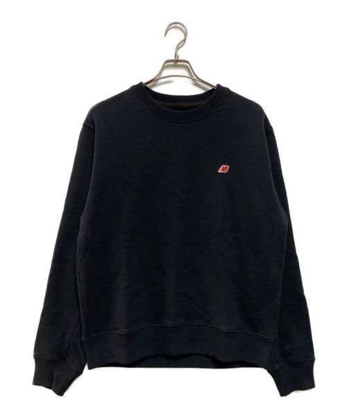 NEW BALANCE（ニューバランス）NEW BALANCE (ニューバランス) NB MADE Crew Sweat Shirt ブラック サイズ:Mの古着・服飾アイテム