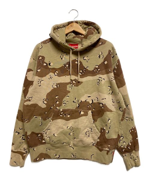 SUPREME（シュプリーム）SUPREME (シュプリーム) Rib Hooded Sweatshirt カーキ サイズ:Sの古着・服飾アイテム