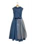 Ameri (アメリ) TULLE DOCKING DRESS ブルー サイズ:表記なし：12800円