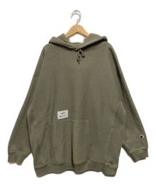 Champion REVERSE WEAVE×WTAPS（チャンピオンリバースウィーブ×ダブルタップス）の古着「ACADEMY  HOODED  COTTON」｜カーキ