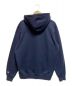 SUPREME (シュプリーム) Champion (チャンピオンリバースウィーブ) Label Hooded Sweatshirt ネイビー サイズ:М：9800円