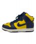 NIKE (ナイキ) Dunk High Michigan ネイビー×イエロー サイズ:UK8：12800円