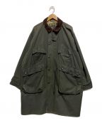 Barbour×KAPTAIN SUNSHINEバブアー×キャプテンサンシャイン）の古着「Stand collar Traveller coat」｜グリーン