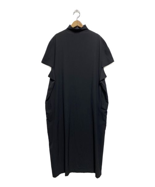 Yohji Yamamoto FEMME（ヨウジヤマモトファム）Yohji Yamamoto FEMME (ヨウジヤマモトファム) ハイネックワンピース ブラック サイズ:Sの古着・服飾アイテム