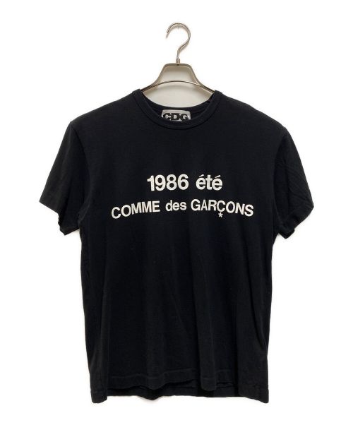 CDG（シーディージー）CDG (シーディージー) 1986 ete S/S TEE ブラック サイズ:XLの古着・服飾アイテム