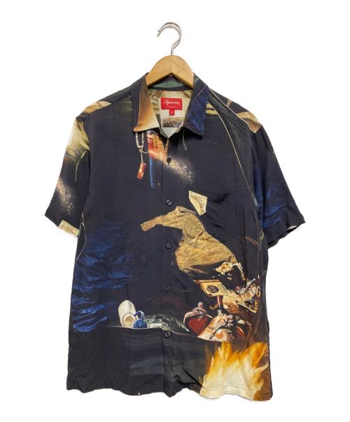 SUPREME（シュプリーム）SUPREME (シュプリーム) Firecracker Rayon Shirt ブラック サイズ:Sの古着・服飾アイテム