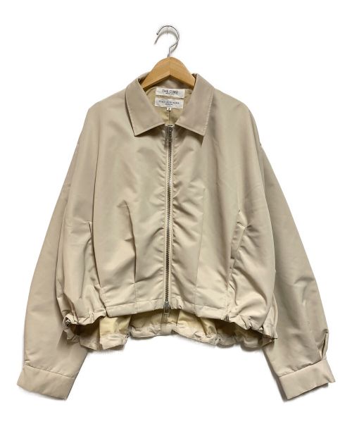 The Cure（ザ キュア）The Cure (ザ キュア) YUKO KUROSAWA (ユウコクロサワ) Short Gathered Blouson ベージュ サイズ:2の古着・服飾アイテム