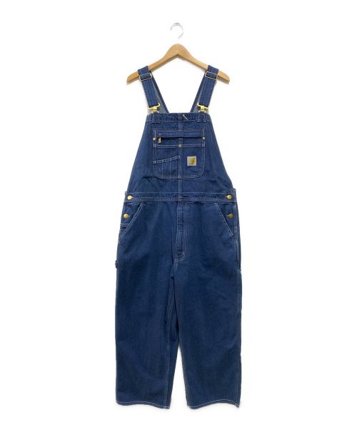 CarHartt（カーハート）CarHartt (カーハート) LOOSE FIT WASHED DENIM BIB OVERALLS インディゴ サイズ:36×32の古着・服飾アイテム