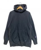 Champion×RHC Ron Hermanチャンピオン×アールエイチシー ロンハーマン）の古着「別注I LOVE YOU刺繍リバースウィーブパーカー」｜ブラック