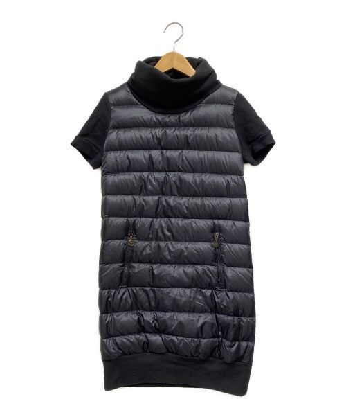 MONCLER（モンクレール）MONCLER (モンクレール) ダウン切替ニット ブラック サイズ:XSの古着・服飾アイテム