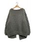 GLASSY SEA (グラッシーシー) CABLE HANDKNIT CARDIGAN グレー サイズ:Ｆ：6800円