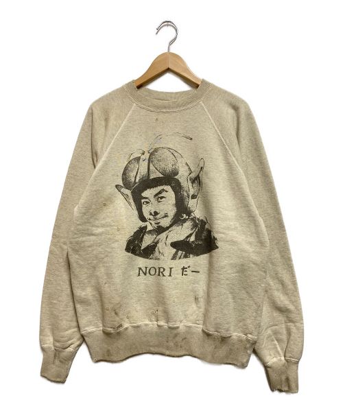 SAINT MICHAEL（セントマイケル）SAINT MICHAEL (セントマイケル) KN CREW SWEAT/ NORIDA- グレー サイズ:Мの古着・服飾アイテム