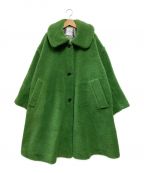 CLANEクラネ）の古着「VOLUME FLARE BOA COAT」｜グリーン