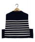 HYKE (ハイク) STRIPED SWEATER CROP ネイビー サイズ:FREE：11000円