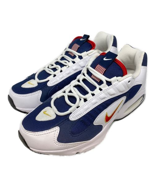 NIKE（ナイキ）NIKE (ナイキ) AIR MAX TRIAX ネイビー×ホワイト サイズ:US9の古着・服飾アイテム