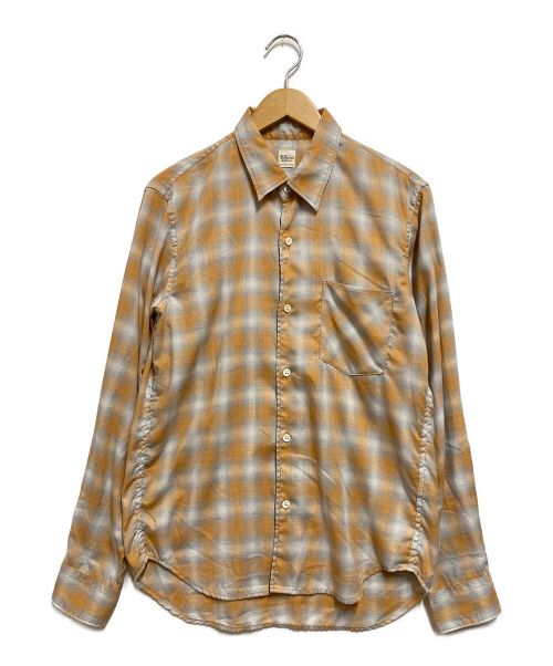 Ron Herman（ロンハーマン）Ron Herman (ロンハーマン) CHECK SHIRT オレンジ サイズ:Sの古着・服飾アイテム