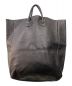 YOUNG & OLSEN The DRYGOODS STORE（ヤングアンドオルセン ザ ドライグッズストア）の古着「EMBOSSED LEATHER TOTE L」｜ブラック