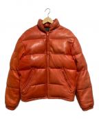 Schottショット）の古着「90's LEATHER DOWN JACKET」｜レッド