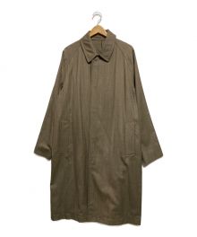 H BEAUTY&YOUTH（エイチ ビューティー&ユース）の古着「WORSTED RAGLAN SLEEVE BAL COLLAR COAT」｜ブラウン