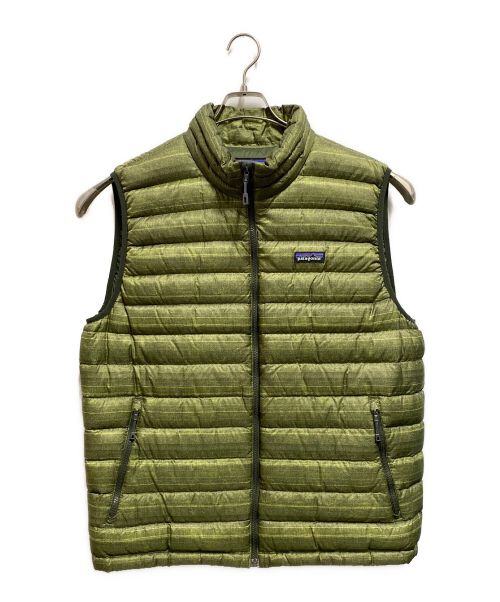 Patagonia（パタゴニア）Patagonia (パタゴニア) ダウンセーターベスト グリーン サイズ:XLの古着・服飾アイテム