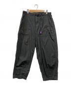 THE NORTHFACE PURPLELABELザ・ノースフェイス パープルレーベル）の古着「Ripstop Wide Cropped Pants」｜ブラック