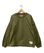 WTAPSダブルタップス）の古着「SMOCK LS COTTON TWILL」｜カーキ