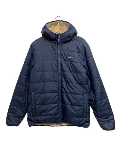 Patagonia（パタゴニア）Patagonia (パタゴニア) リバーシブルボアジャケット ネイビー サイズ:XXL 16-18(KID'S)の古着・服飾アイテム