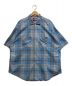 THE NORTHFACE PURPLELABEL（ザ・ノースフェイス パープルレーベル）の古着「Open Collar H/S Shirt」｜ブルー