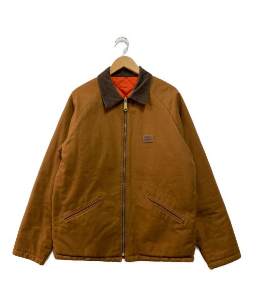 STANDARD CALIFORNIA（スタンダードカリフォルニア）STANDARD CALIFORNIA (スタンダートカルフォニア) Reversible Duck Work Jacket ブラウン サイズ:Lの古着・服飾アイテム