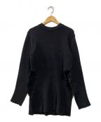 TOGA ARCHIVESトーガアーカイブス）の古着「Mohair knit Pullover」｜ブラック