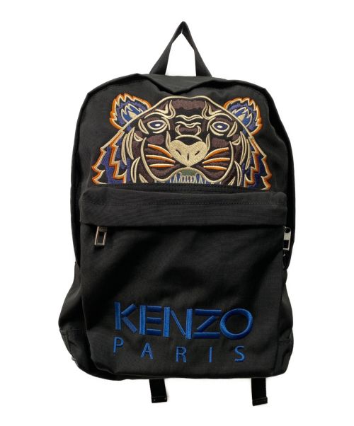 KENZO（ケンゾー）KENZO (ケンゾー) CANVAS KAMPUS TIGER BACKPACK ブラックの古着・服飾アイテム