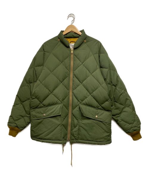 STANDARD CALIFORNIA（スタンダードカリフォルニア）STANDARD CALIFORNIA (スタンダートカルフォニア) CLASSIC QUILTED DOWN JKT カーキ サイズ:Lの古着・服飾アイテム