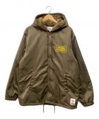 STANDARD CALIFORNIAスタンダードカリフォルニア）の古着「BoaHood Coach Jacket」｜ブラウン