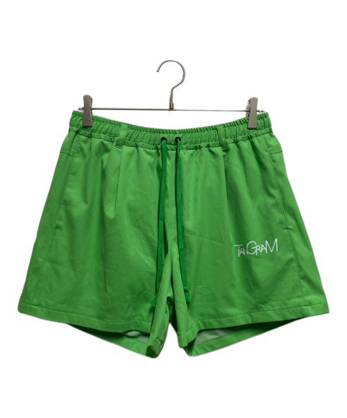 tangram（タングラム）tangram (タングラム) TURF STRETCH SHORTS グリーン サイズ:Мの古着・服飾アイテム