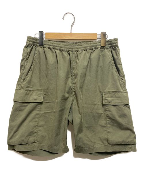 STANDARD CALIFORNIA（スタンダードカリフォルニア）STANDARD CALIFORNIA (スタンダートカルフォニア) Coolmax Stretch Ripstop Easy Cargo Shorts カーキ サイズ:Ｌの古着・服飾アイテム