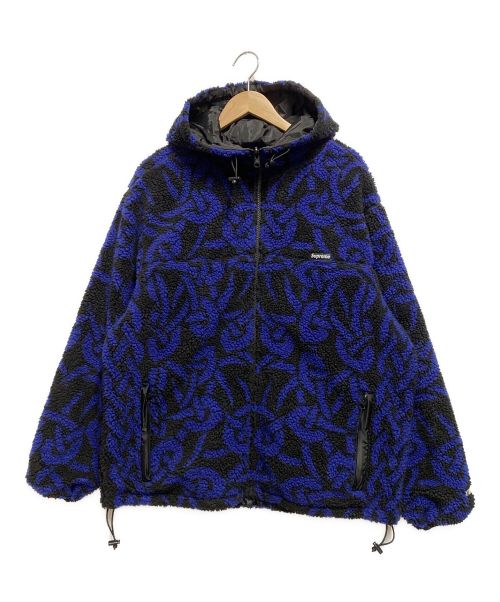 SUPREME（シュプリーム）SUPREME (シュプリーム) Celtic Knot Reversible WINDSTOPPER Fleece Hooded Jacket ネイビー サイズ:Lの古着・服飾アイテム