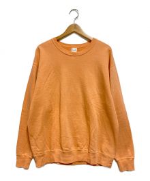 STANDARD CALIFORNIA（スタンダードカリフォルニア）の古着「US COTTON vintage wash Crew」｜ブラウン