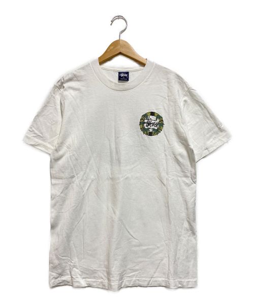 stussy（ステューシー）stussy (ステューシー) 90s歌舞伎プリントTシャツ ホワイト サイズ:Mの古着・服飾アイテム