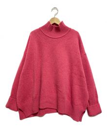 maillot（マイヨ）の古着「別注Lamb Wool Waid Sweater」｜ピンク