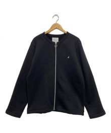 agnes b homme×Adam et Rope（アニエスベーオム×アダム エ ロペ）の古着「CARDIGAN CLASSIQUE ZIP」｜ブラック