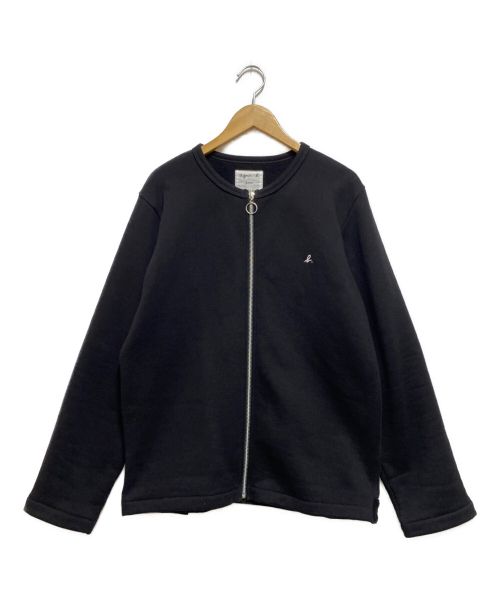 agnes b homme（アニエスベーオム）agnes b homme (アニエスベーオム) Adam et Rope (アダムエロペ) CARDIGAN CLASSIQUE ZIP ブラック サイズ:Lの古着・服飾アイテム