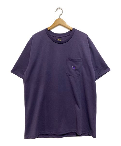 Needles（ニードルズ）Needles (ニードルズ) S/S Crew Neck Tee パープル サイズ:Lの古着・服飾アイテム