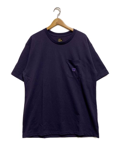 Needles（ニードルズ）Needles (ニードルズ) S/S Crew Neck Tee パープル サイズ:Lの古着・服飾アイテム