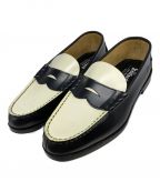 The Kenford Fineshoesケンフォードファインシューズ）の古着「COMBI LOAFERS」｜ホワイト×ブラック