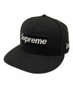 SUPREME×PLAY BOY×New Eraシュプリーム×プレイボーイ×ニューエラ）の古着「Playboy Box Logo New Era Cap」｜ブラック