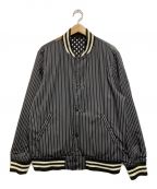 SUPREME×COMME des GARCONSシュプリーム×コムデギャルソン）の古着「REVERSIBLE VARSITY BASEBALL JACKET」｜ブラック