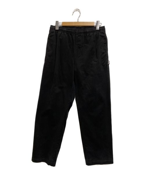 stussy（ステューシー）stussy (ステューシー) BRUSHED BEACH PANT ブラック サイズ:Sの古着・服飾アイテム